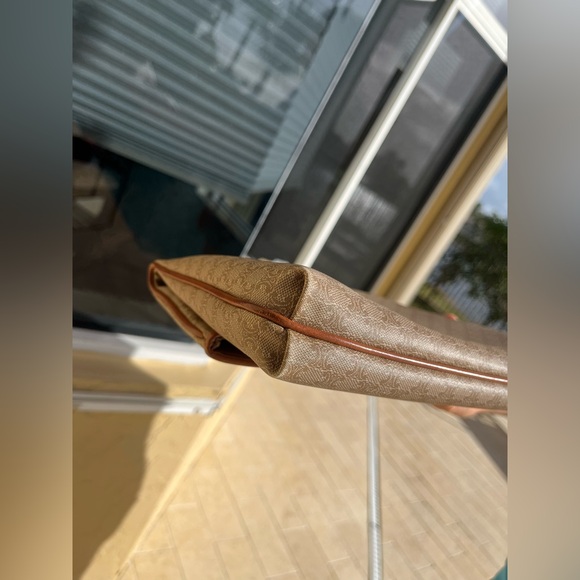 Céline Macadam Clutch Bag Brown Beige - Picture 4 of 10